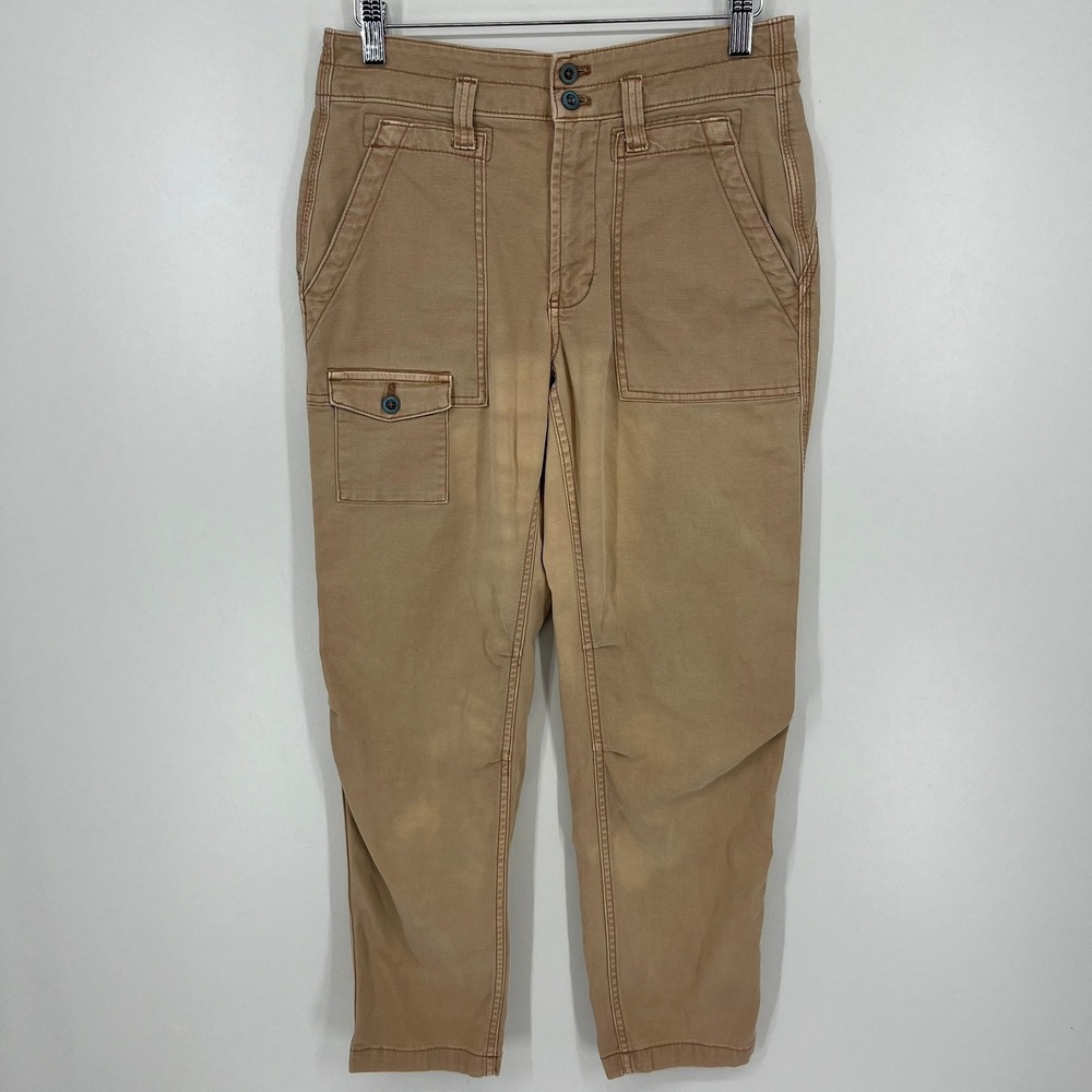 Anthropologie The Wanderer Utility Cargo Pants Tan Khaki Size 27